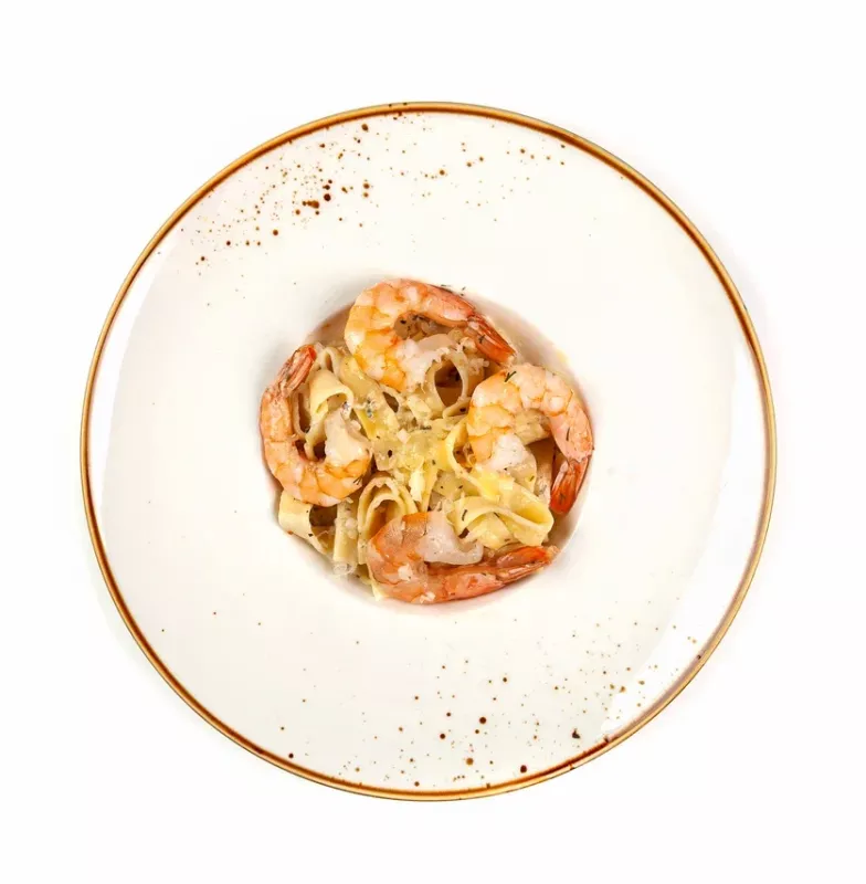 Паста с креветками — заказать с доставкой в Добрянке